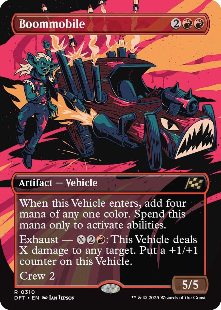 Image for Boommobile (Borderless) (310) (DFT) - Magic: The Gathering