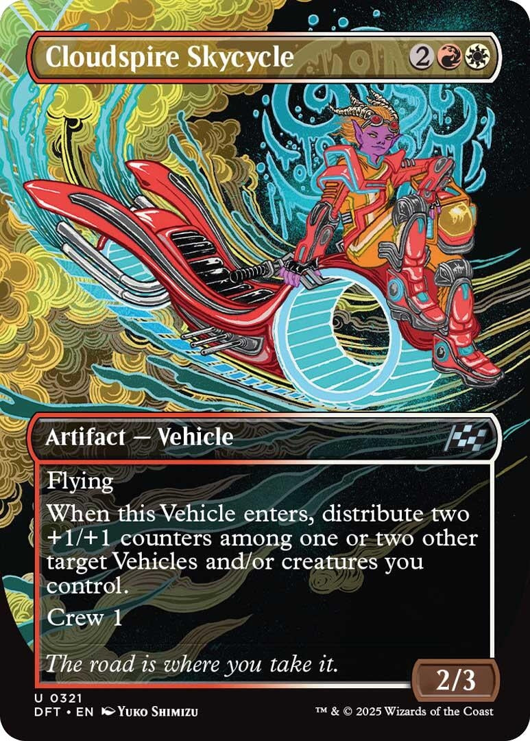Image for Cloudspire Skycycle (Borderless) (321) (DFT) - Magic: The Gathering