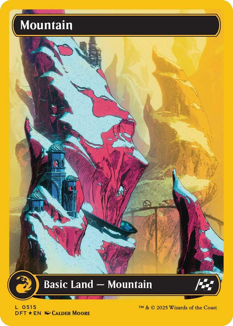 Image for Mountain (0515) (First-Place Foil) (515) (DFT) - Magic: The Gathering