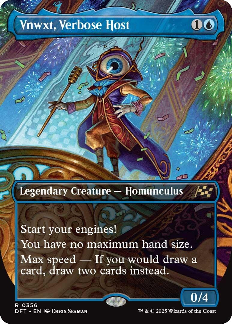 Image for Vnwxt, Verbose Host (Borderless) (356) (DFT) - Magic: The Gathering
