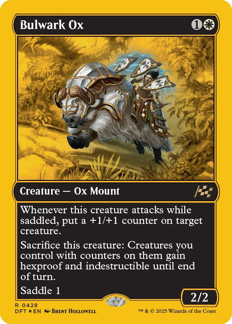 Image for Bulwark Ox (First-Place Foil) (428) (DFT) - Magic: The Gathering
