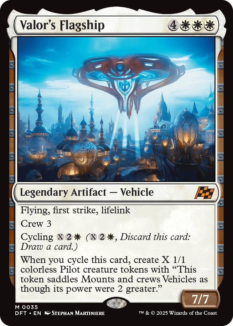 Image for Valor's Flagship (35) (DFT) - Magic: The Gathering