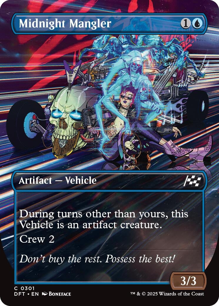 Image for Midnight Mangler (Borderless) (301) (DFT) - Magic: The Gathering