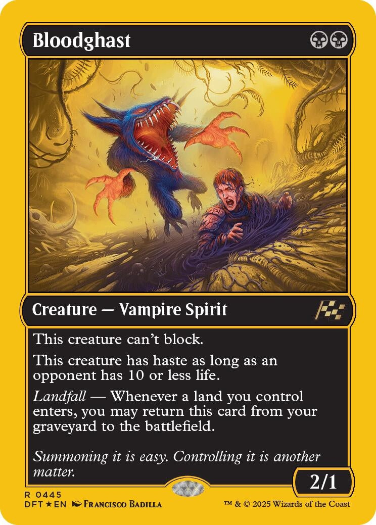 Image for Bloodghast (First-Place Foil) (445) (DFT) - Magic: The Gathering