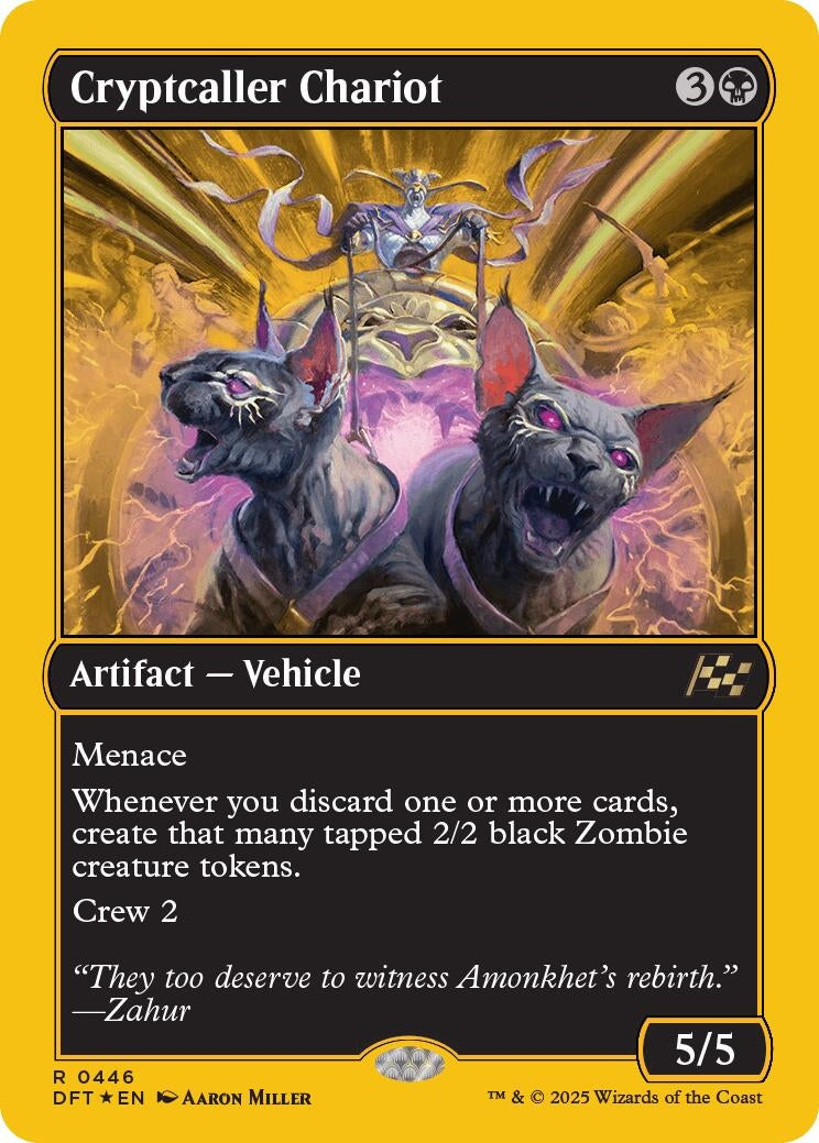 Image for Cryptcaller Chariot (First-Place Foil) (446) (DFT) - Magic: The Gathering