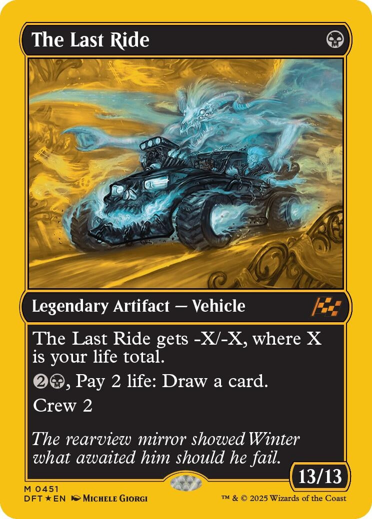 Image for The Last Ride (First-Place Foil) (451) (DFT) - Magic: The Gathering