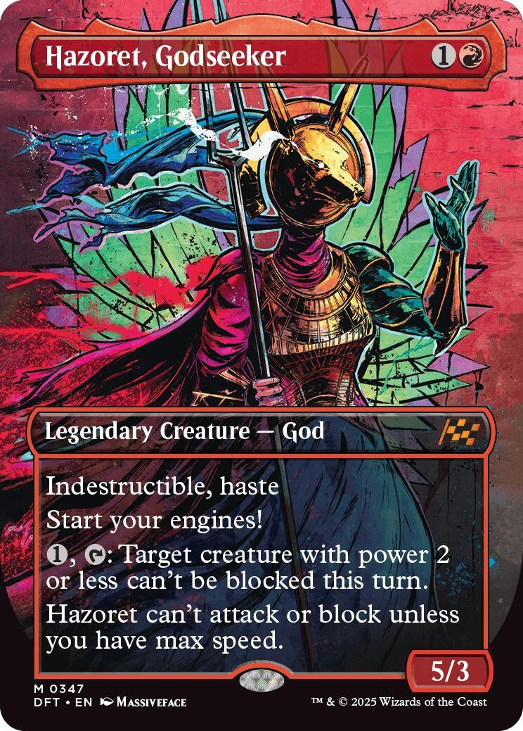 Image for Hazoret, Godseeker (Borderless) (347) (DFT) - Magic: The Gathering