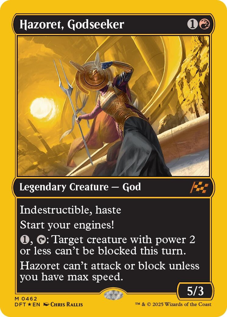Image for Hazoret, Godseeker (First-Place Foil) (462) (DFT) - Magic: The Gathering