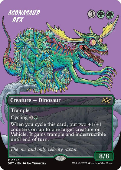 Agonasaur Rex (Borderless) (343) (DFT)