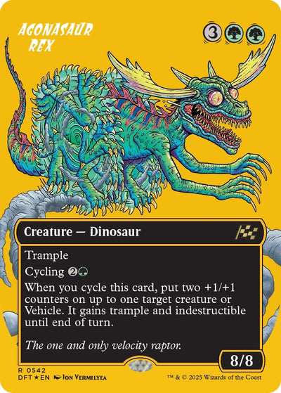 Agonasaur Rex (Borderless) (First-Place Foil) (542) (DFT)