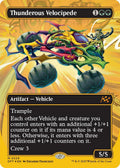 Image for Thunderous Velocipede (Borderless) (First-Place Foil) (529) (DFT) - Magic: The Gathering