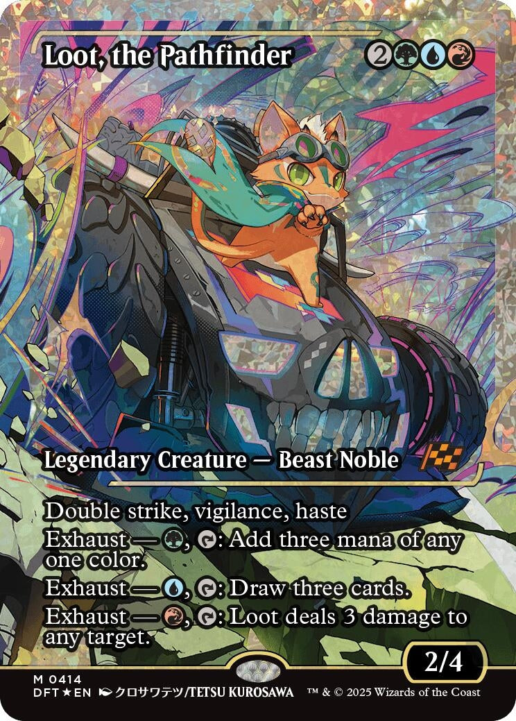 Image for Loot, the Pathfinder (Showcase) (Fracture Foil) (414) (DFT) - Magic: The Gathering