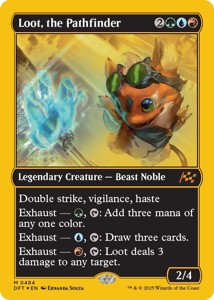 Image for Loot, the Pathfinder (First-Place Foil) (484) (DFT) - Magic: The Gathering