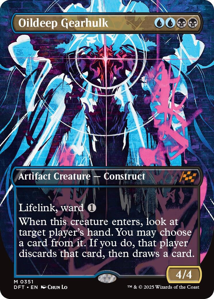 Image for Oildeep Gearhulk (Borderless) (351) (DFT) - Magic: The Gathering