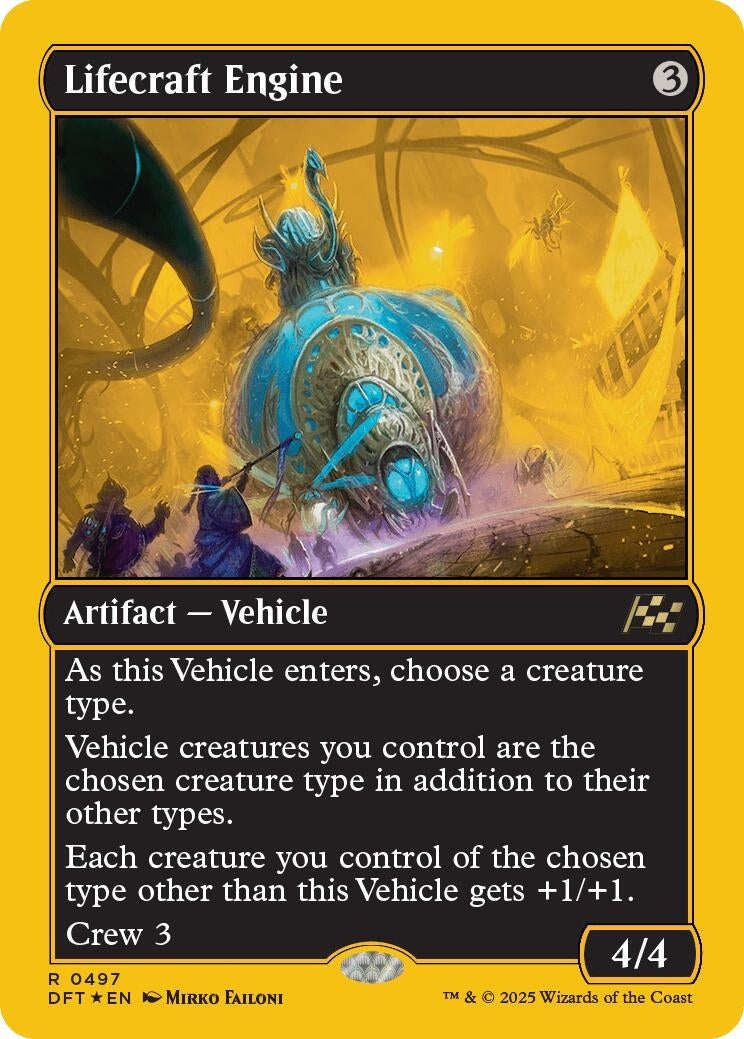 Image for Lifecraft Engine (First-Place Foil) (497) (DFT) - Magic: The Gathering