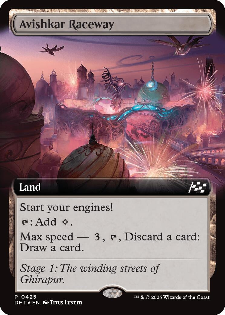 Image for Avishkar Raceway (Extended Art) (425) (DFT) - Magic: The Gathering