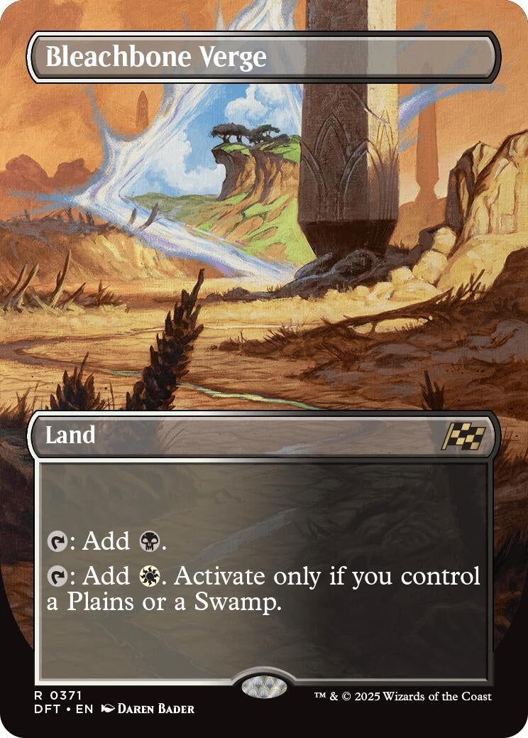 Image for Bleachbone Verge (Borderless) (371) (DFT) - Magic: The Gathering