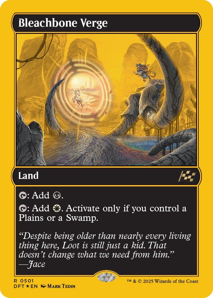 Image for Bleachbone Verge (First-Place Foil) (501) (DFT) - Magic: The Gathering