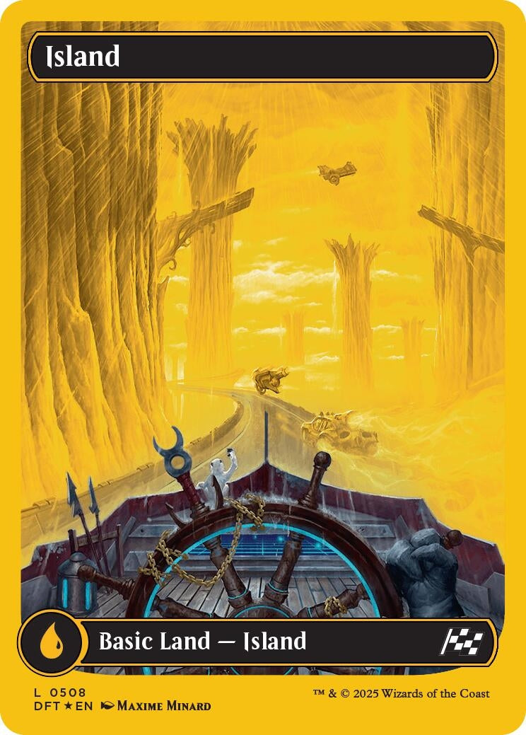 Image for Island (0508) (First-Place Foil) (508) (DFT) - Magic: The Gathering