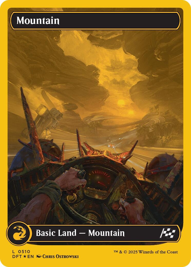 Image for Mountain (0510) (First-Place Foil) (510) (DFT) - Magic: The Gathering