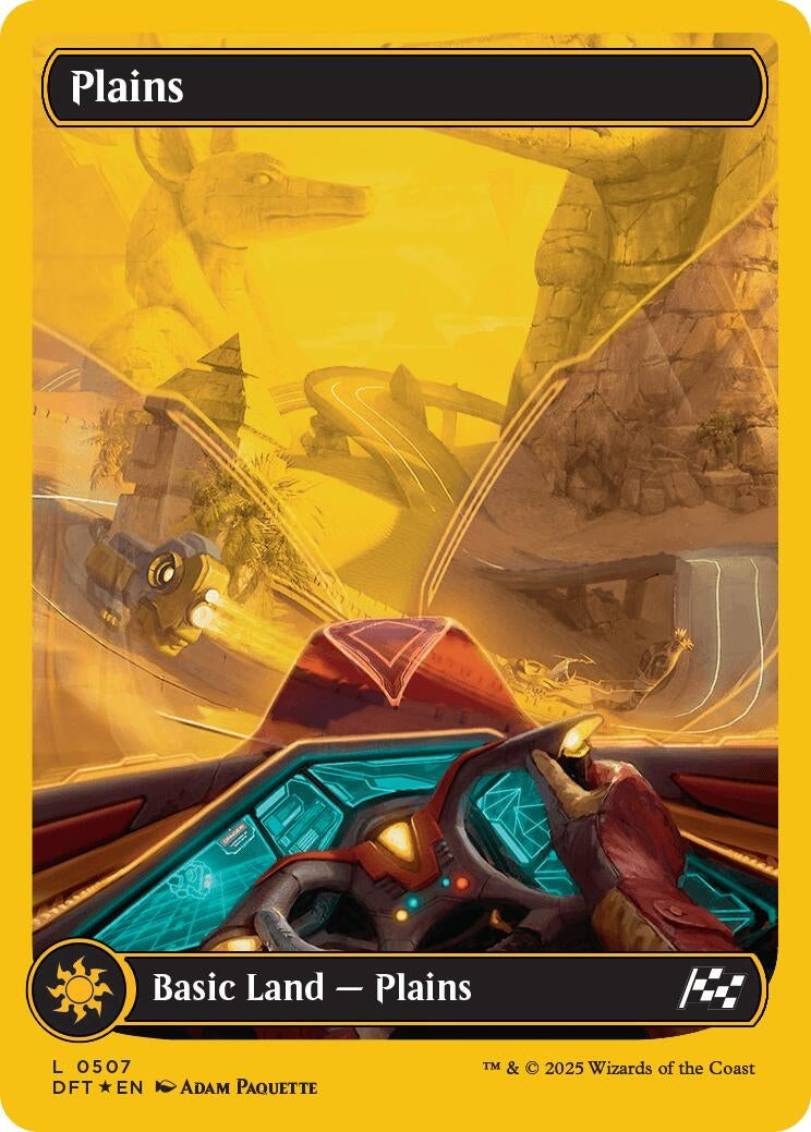 Image for Plains (0507) (First-Place Foil) (507) (DFT) - Magic: The Gathering