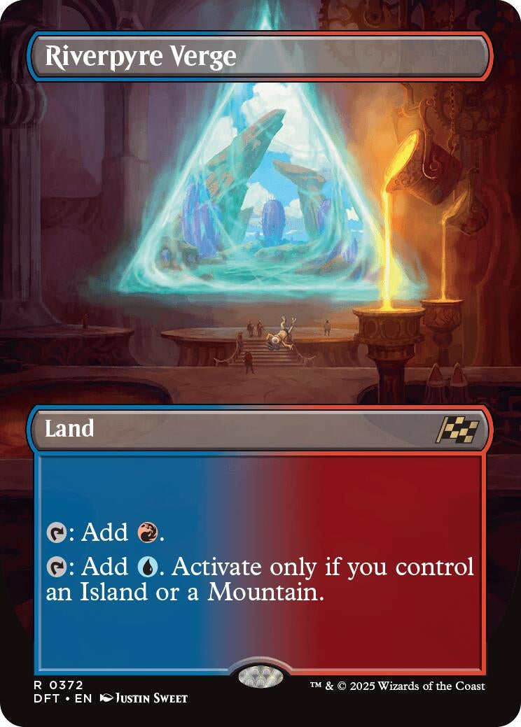 Image for Riverpyre Verge (Borderless) (372) (DFT) - Magic: The Gathering