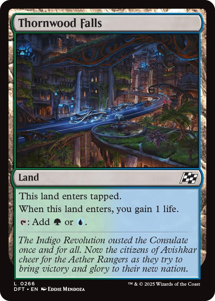 Image for Thornwood Falls (266) (DFT) - Magic: The Gathering