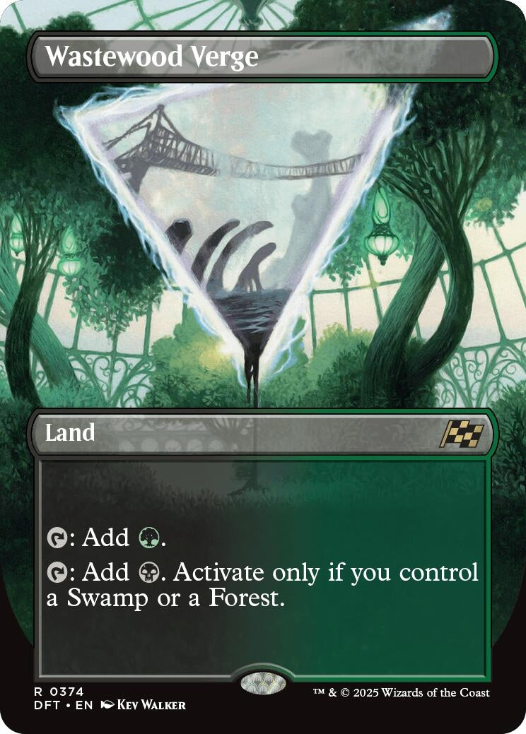 Image for Wastewood Verge (Borderless) (374) (DFT) - Magic: The Gathering