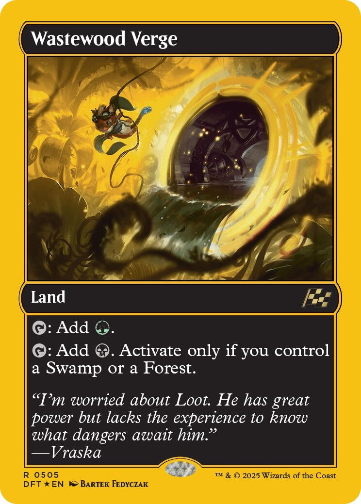 Image for Wastewood Verge (First-Place Foil) (505) (DFT) - Magic: The Gathering