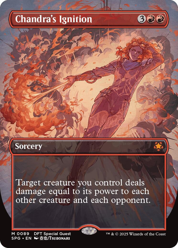 Image for Chandra's Ignition (Borderless) (89) (SPG) - Magic: The Gathering