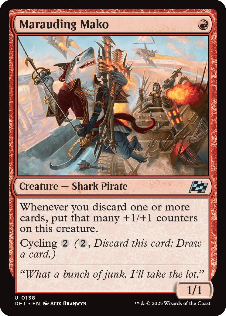 Image for Marauding Mako (138) (DFT) - Magic: The Gathering
