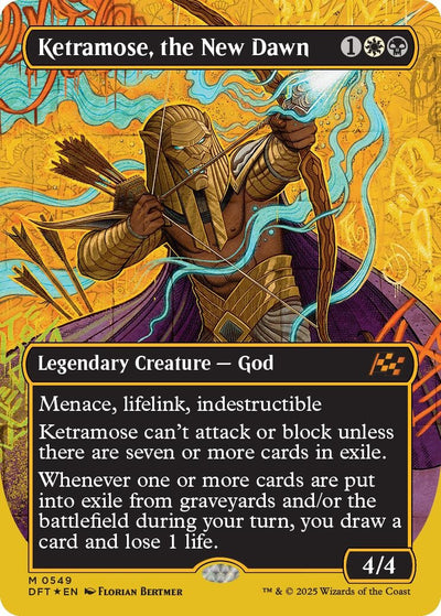 Ketramose, the New Dawn (Borderless) (First-Place Foil) (549) (DFT)