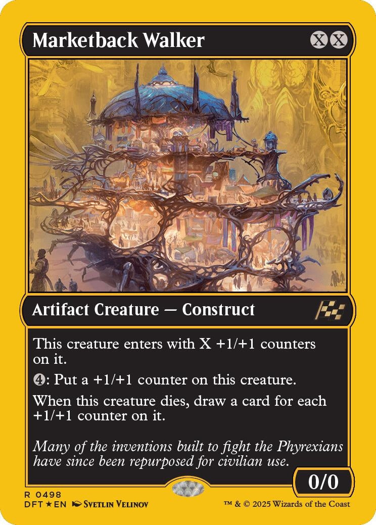 Image for Marketback Walker (First-Place Foil) (498) (DFT) - Magic: The Gathering