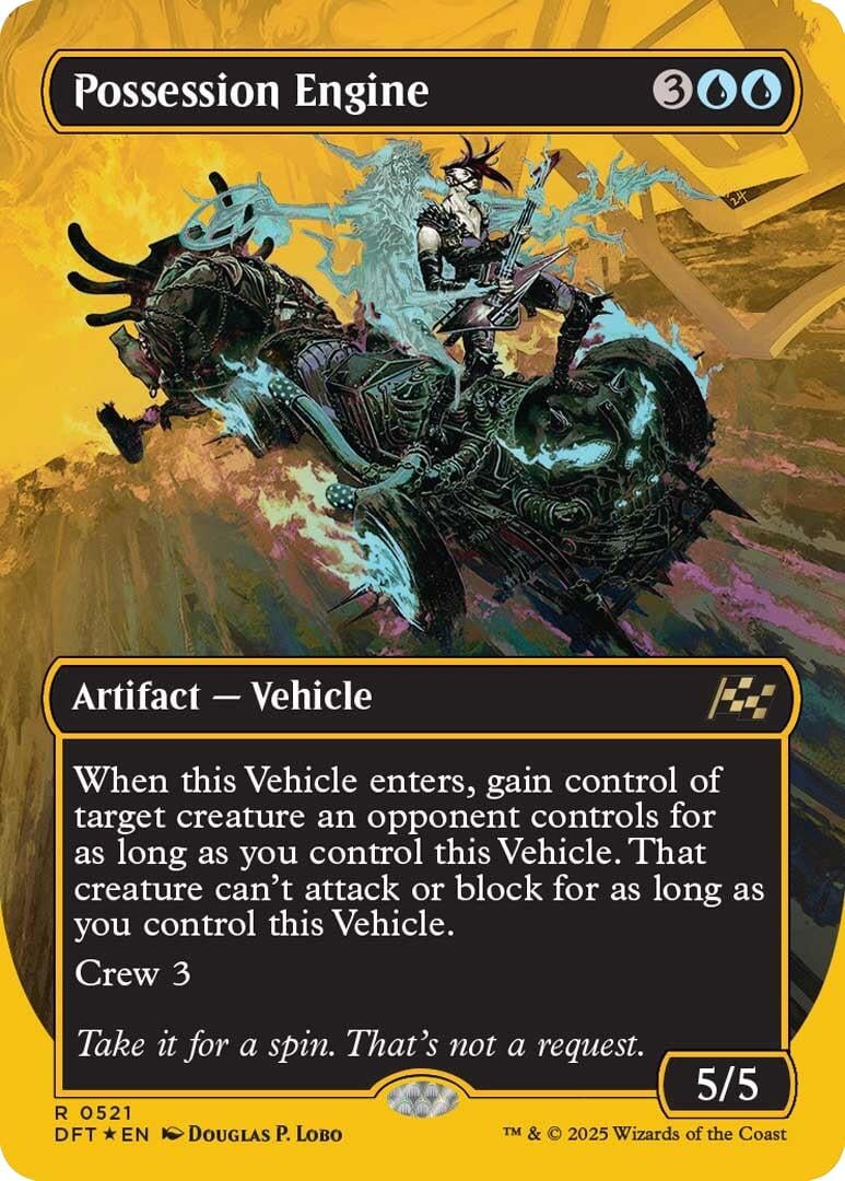 Image for Possession Engine (Borderless) (First-Place Foil) (521) (DFT) - Magic: The Gathering