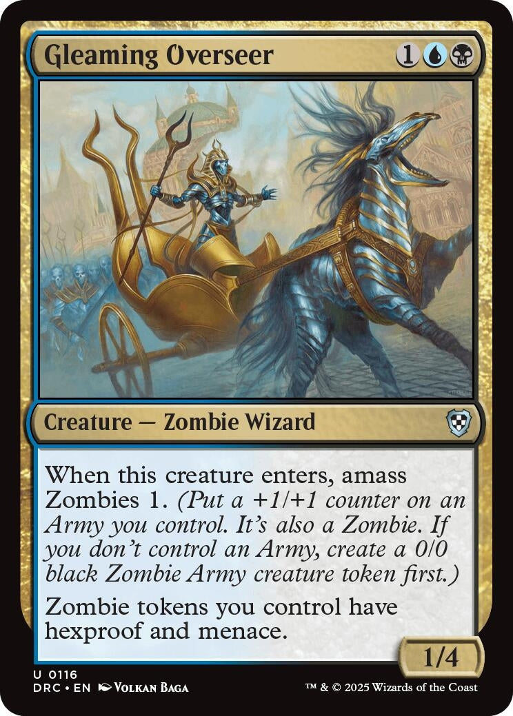 Image for Gleaming Overseer (116) (DRC) - Magic: The Gathering