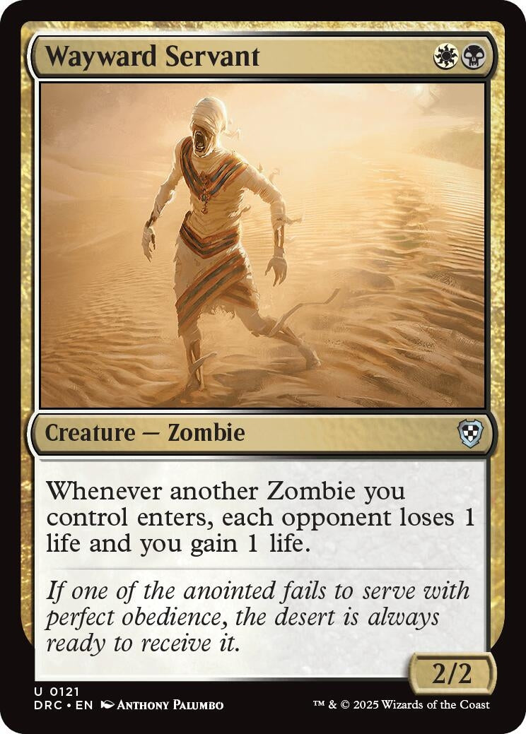Image for Wayward Servant (121) (DRC) - Magic: The Gathering