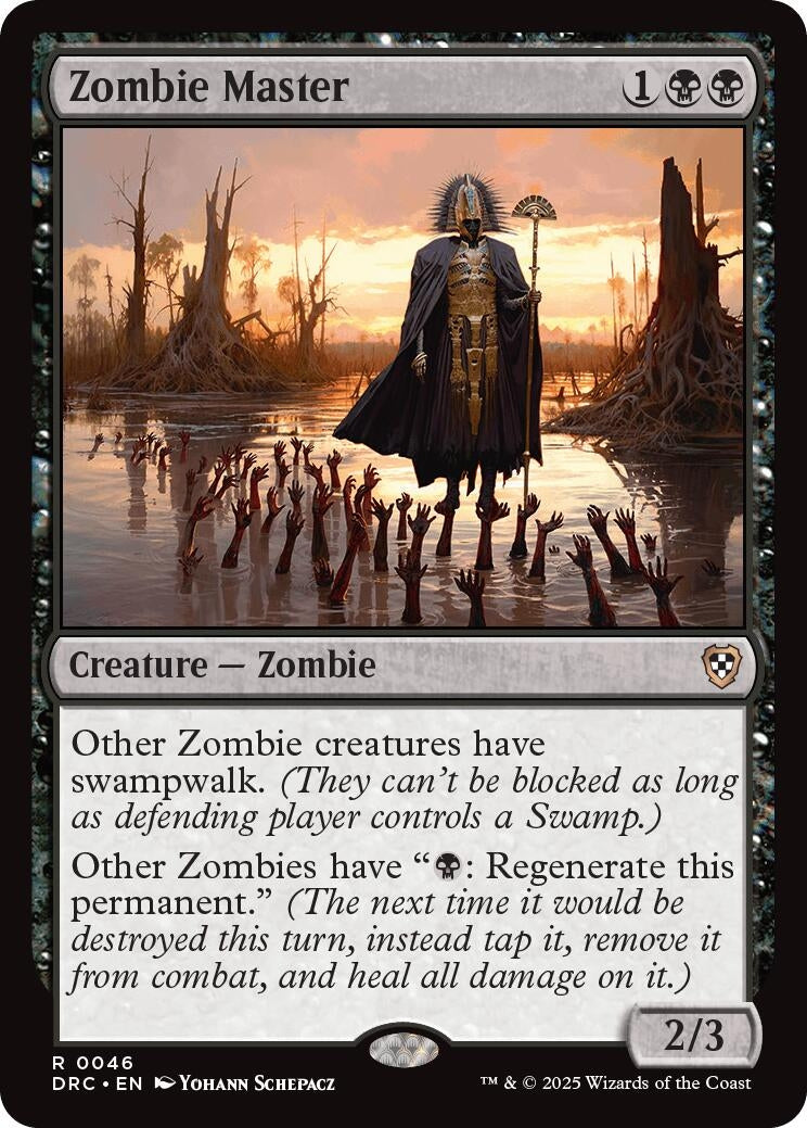 Image for Zombie Master (46) (DRC) - Magic: The Gathering