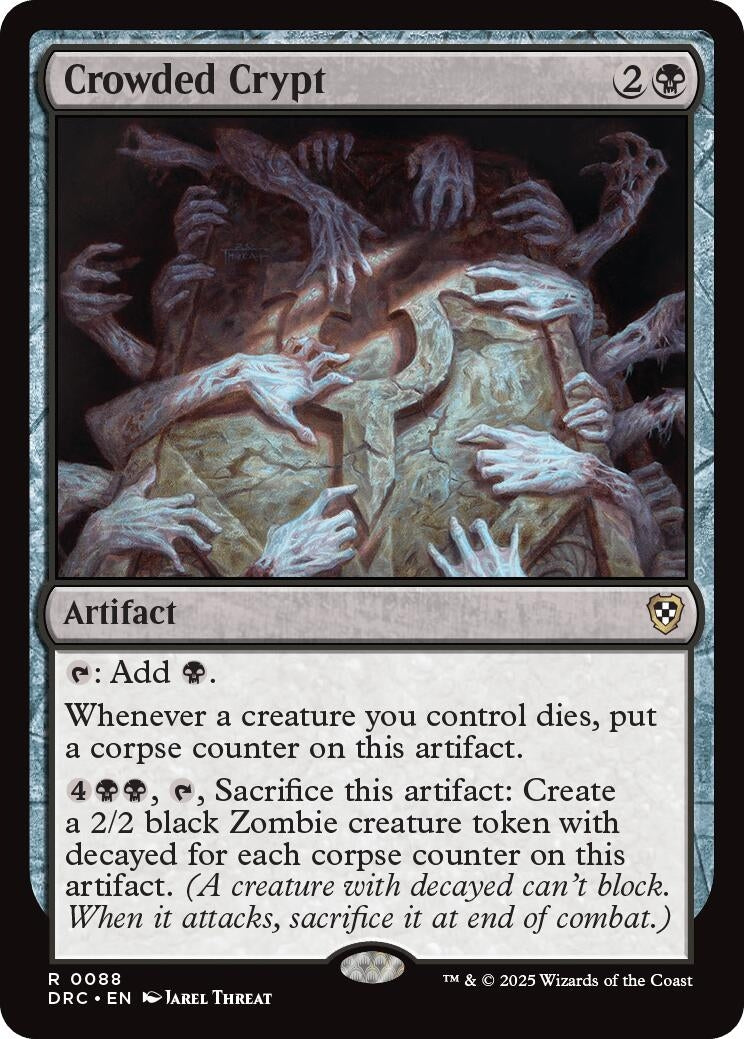 Image for Crowded Crypt (88) (DRC) - Magic: The Gathering