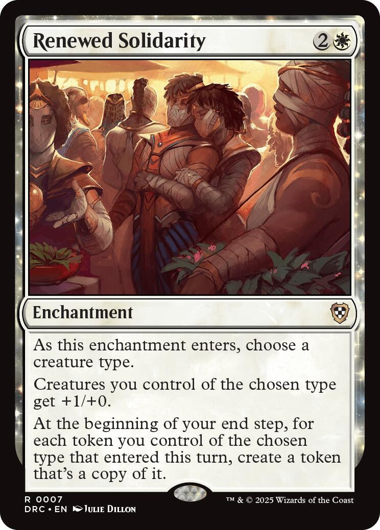 Image for Renewed Solidarity (7) (DRC) - Magic: The Gathering
