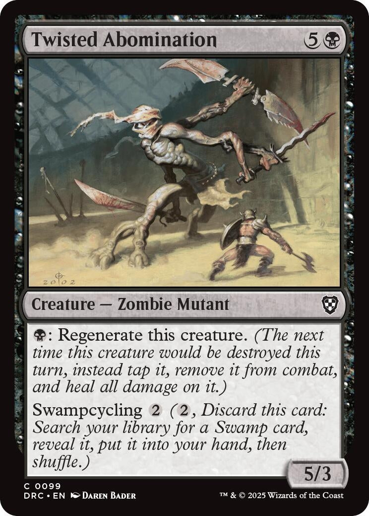Image for Twisted Abomination (99) (DRC) - Magic: The Gathering