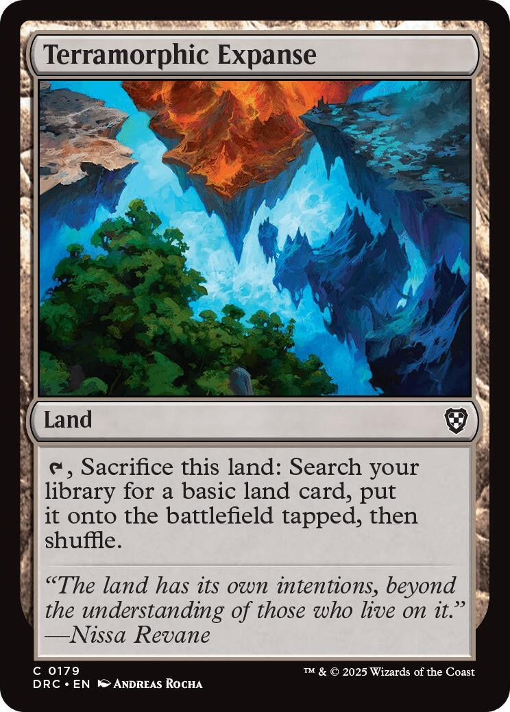 Image for Terramorphic Expanse (179) (DRC) - Magic: The Gathering