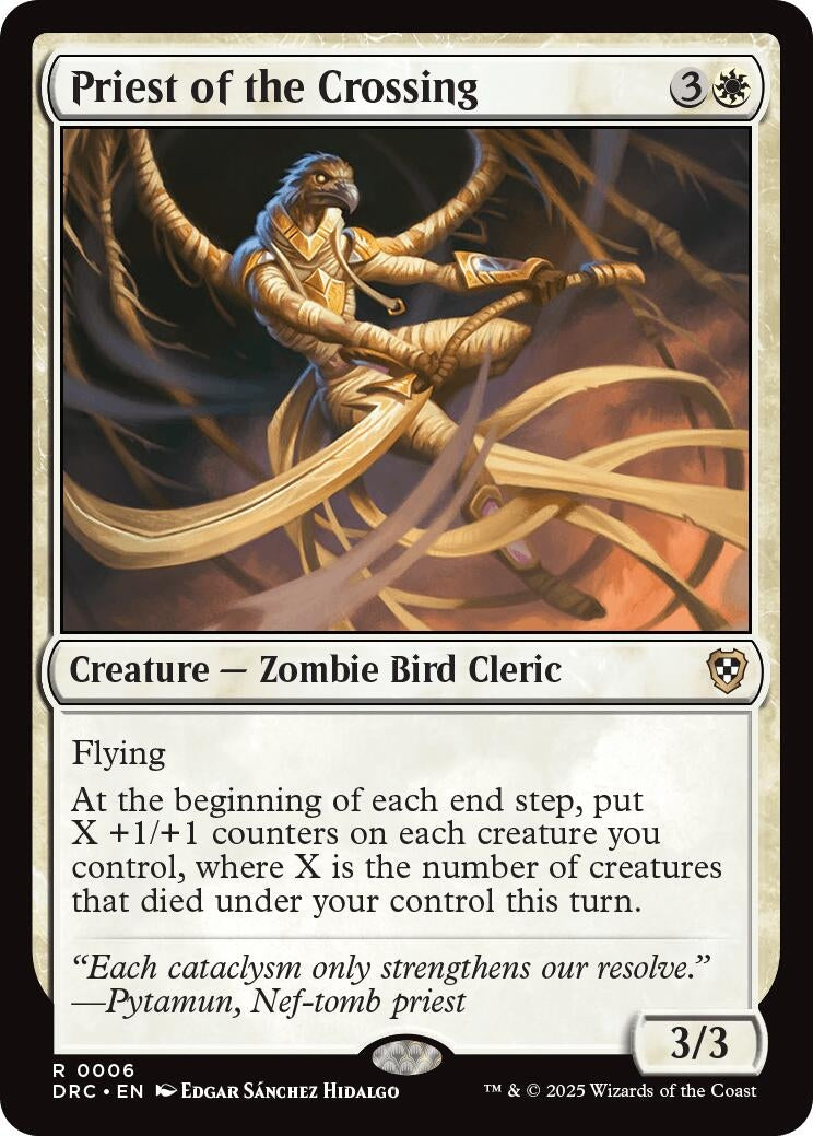 Image for Priest of the Crossing (6) (DRC) - Magic: The Gathering