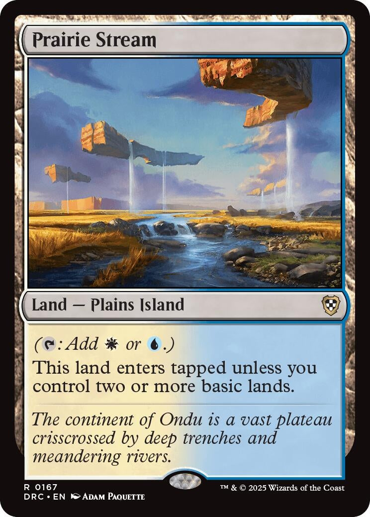 Image for Prairie Stream (167) (DRC) - Magic: The Gathering