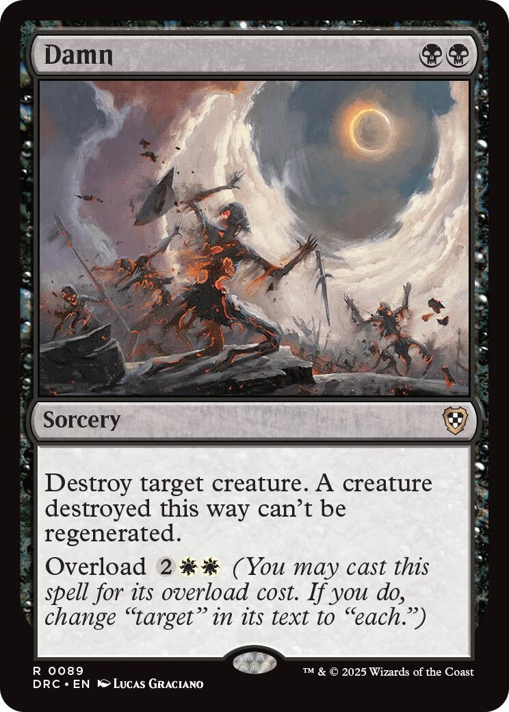 Image for Damn (89) (DRC) - Magic: The Gathering