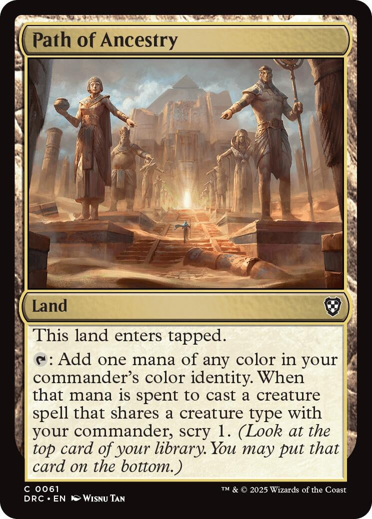 Image for Path of Ancestry (0061) (61) (DRC) - Magic: The Gathering
