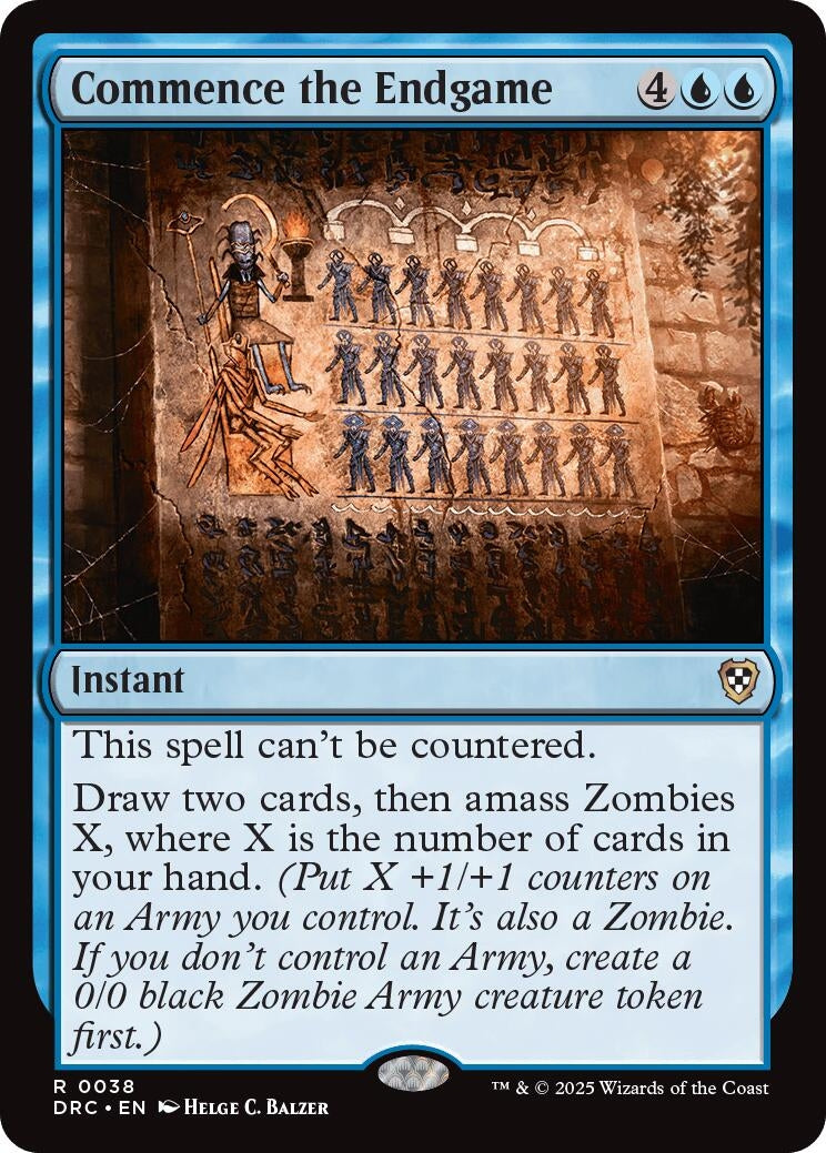 Image for Commence the Endgame (38) (DRC) - Magic: The Gathering