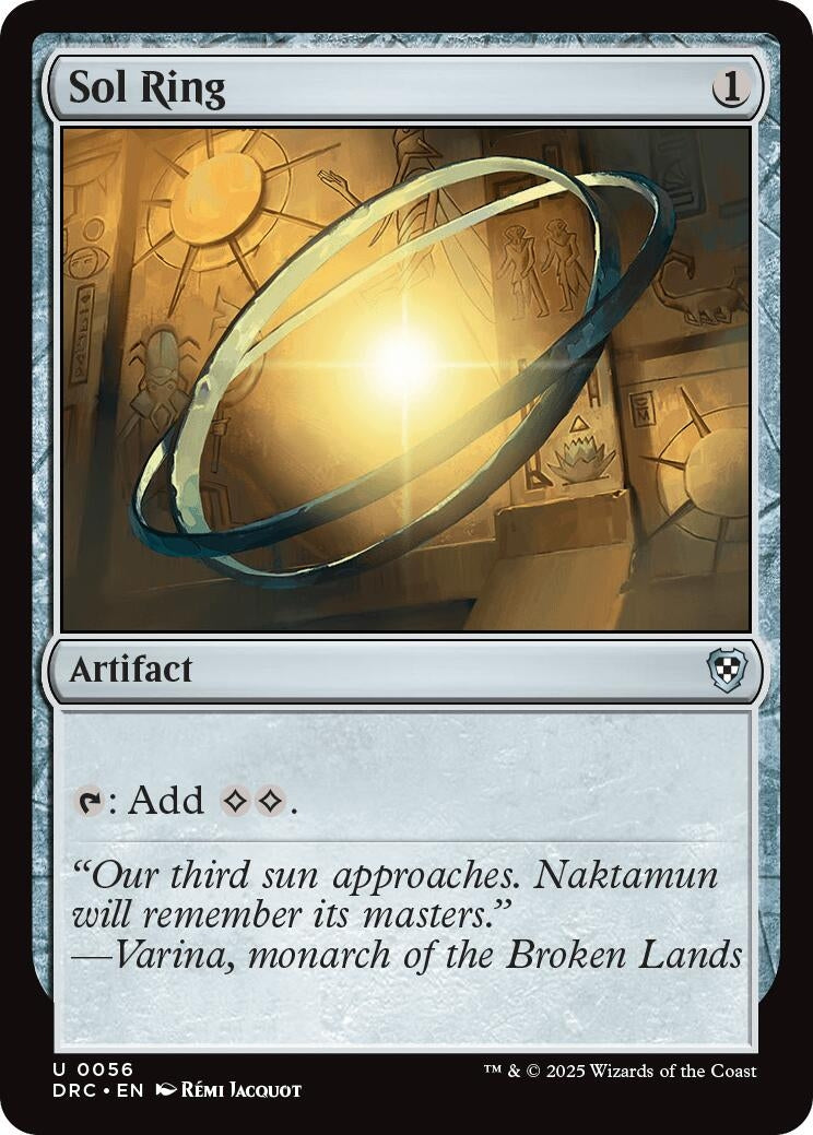 Image for Sol Ring (0056) (56) (DRC) - Magic: The Gathering