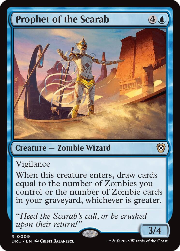Image for Prophet of the Scarab (9) (DRC) - Magic: The Gathering