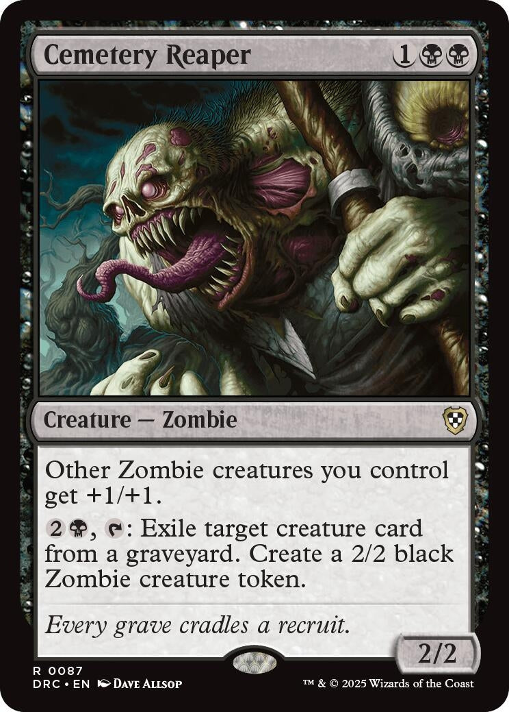 Image for Cemetery Reaper (87) (DRC) - Magic: The Gathering