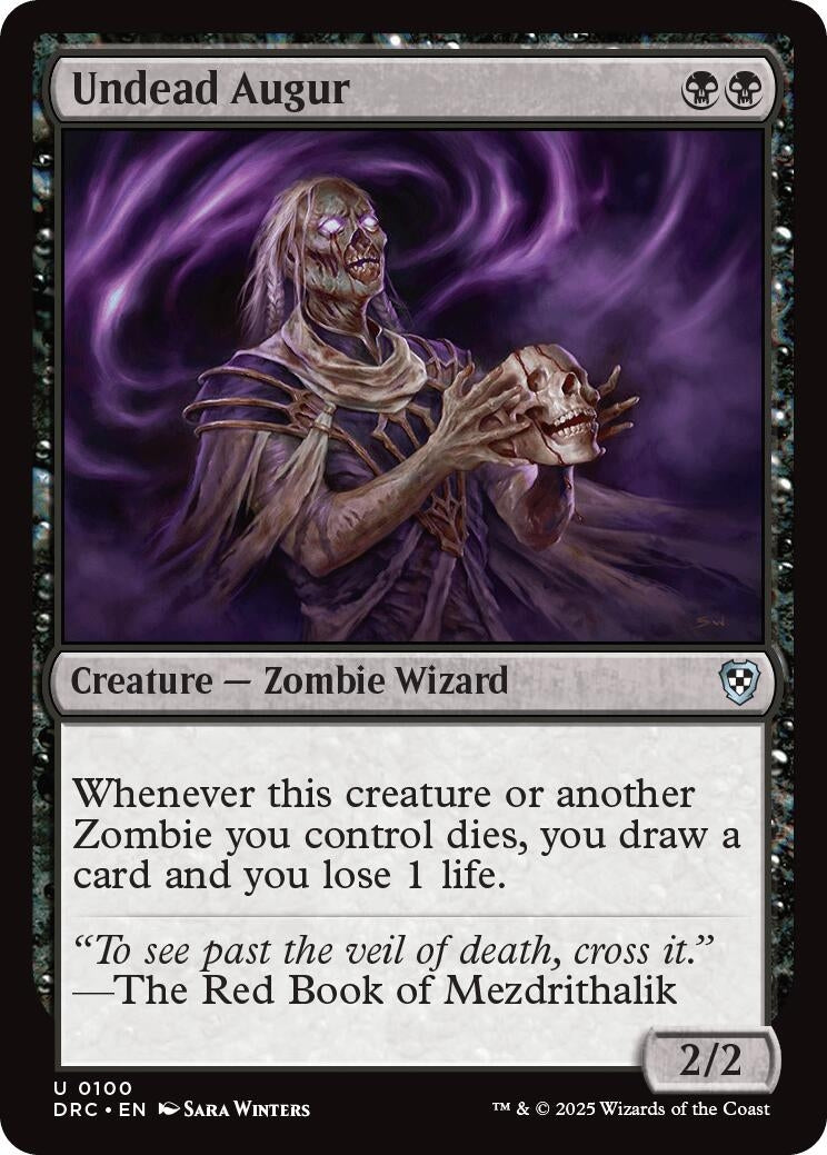 Image for Undead Augur (100) (DRC) - Magic: The Gathering